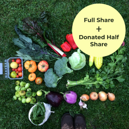 Full Share + Donate Half Share