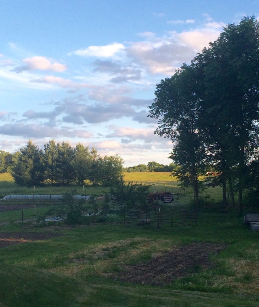Shepherd Moon Farm at dusk